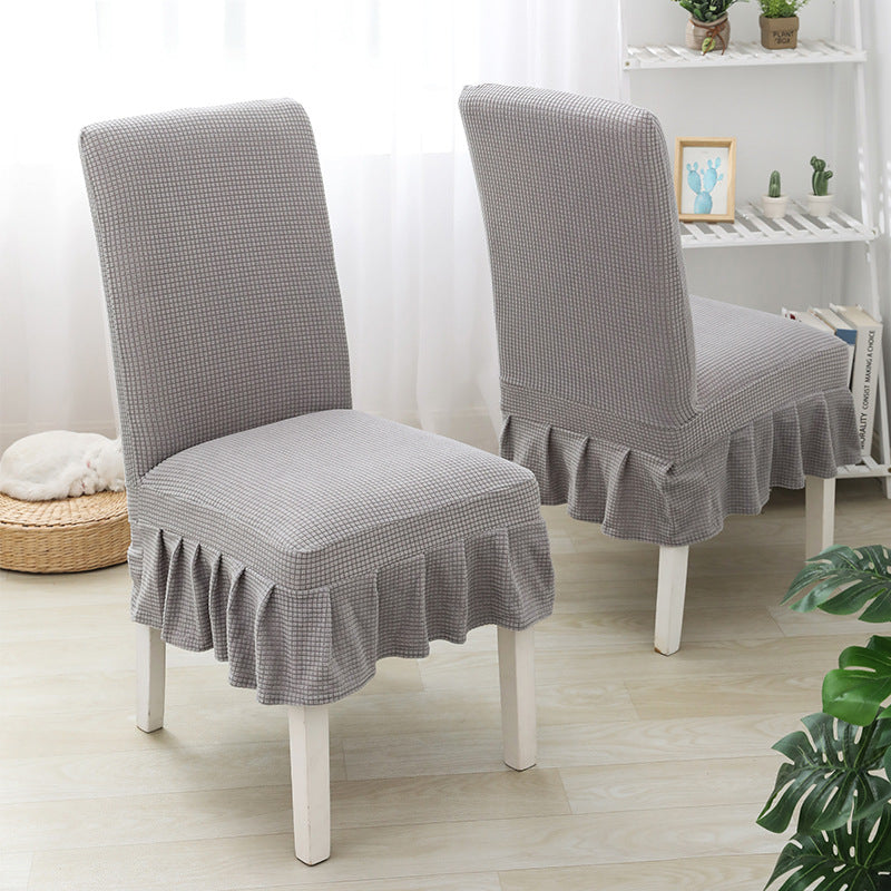 Ruffled Skirt Dining Chair Covers