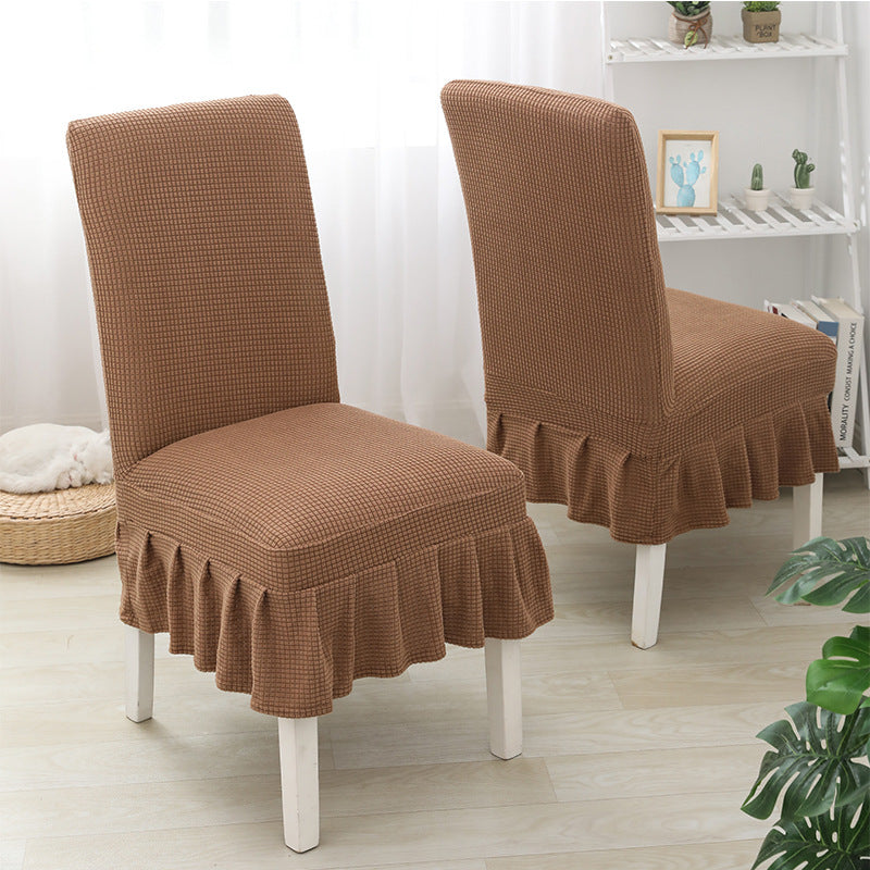 Ruffled Skirt Dining Chair Covers