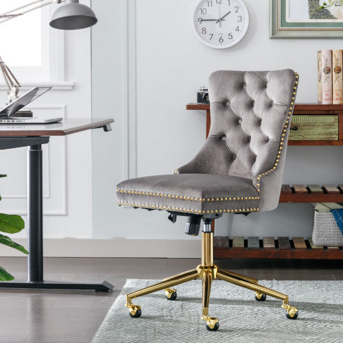 Tufted Buttons Home Office Chair