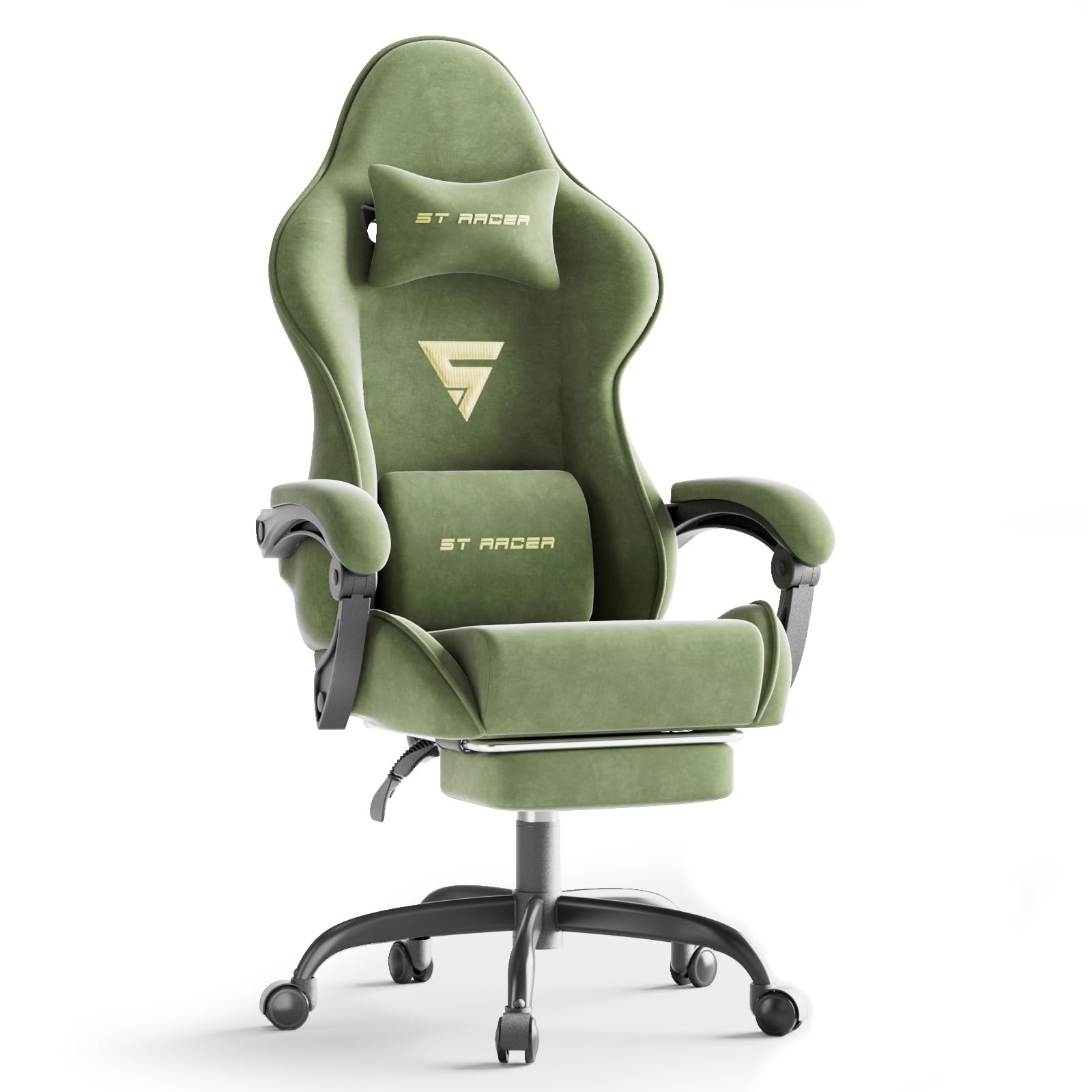 Reclining Velvet Gaming Chair