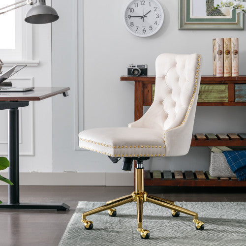 Button‑Tufted Office Chair