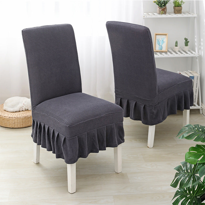 Ruffled Skirt Dining Chair Covers