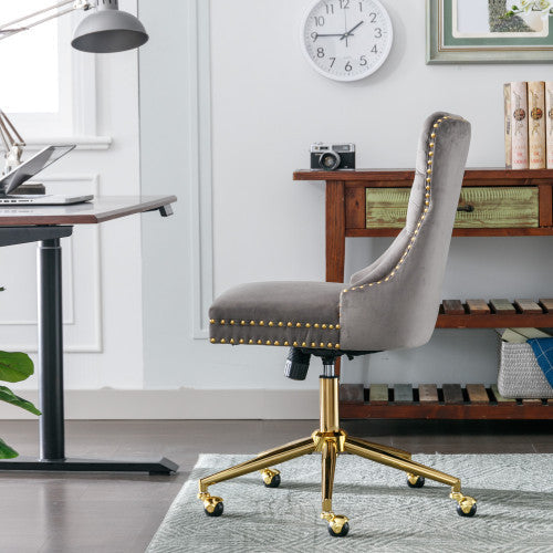 Tufted Buttons Home Office Chair