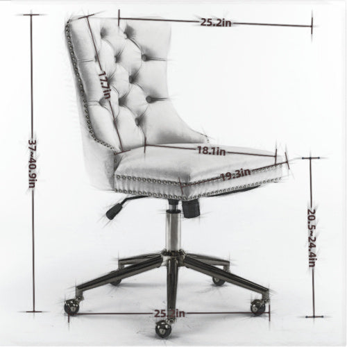 Button‑Tufted Office Chair