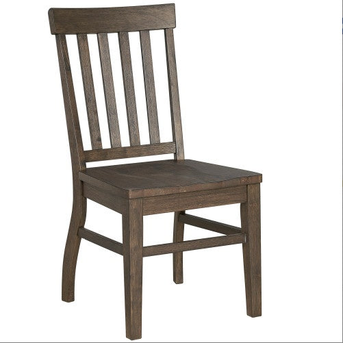 Dark Oak Side Chairs (Set of 2)