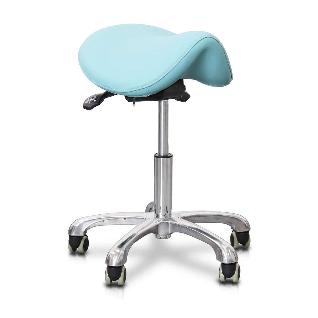 Adjustable Rolling Saddle Stool