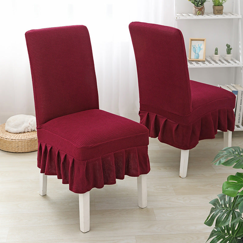 Ruffled Skirt Dining Chair Covers