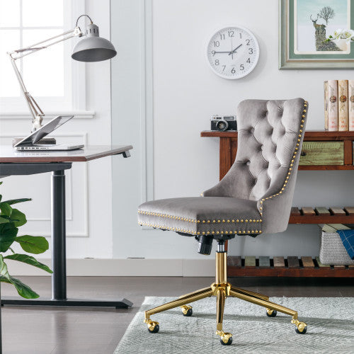 Tufted Buttons Home Office Chair