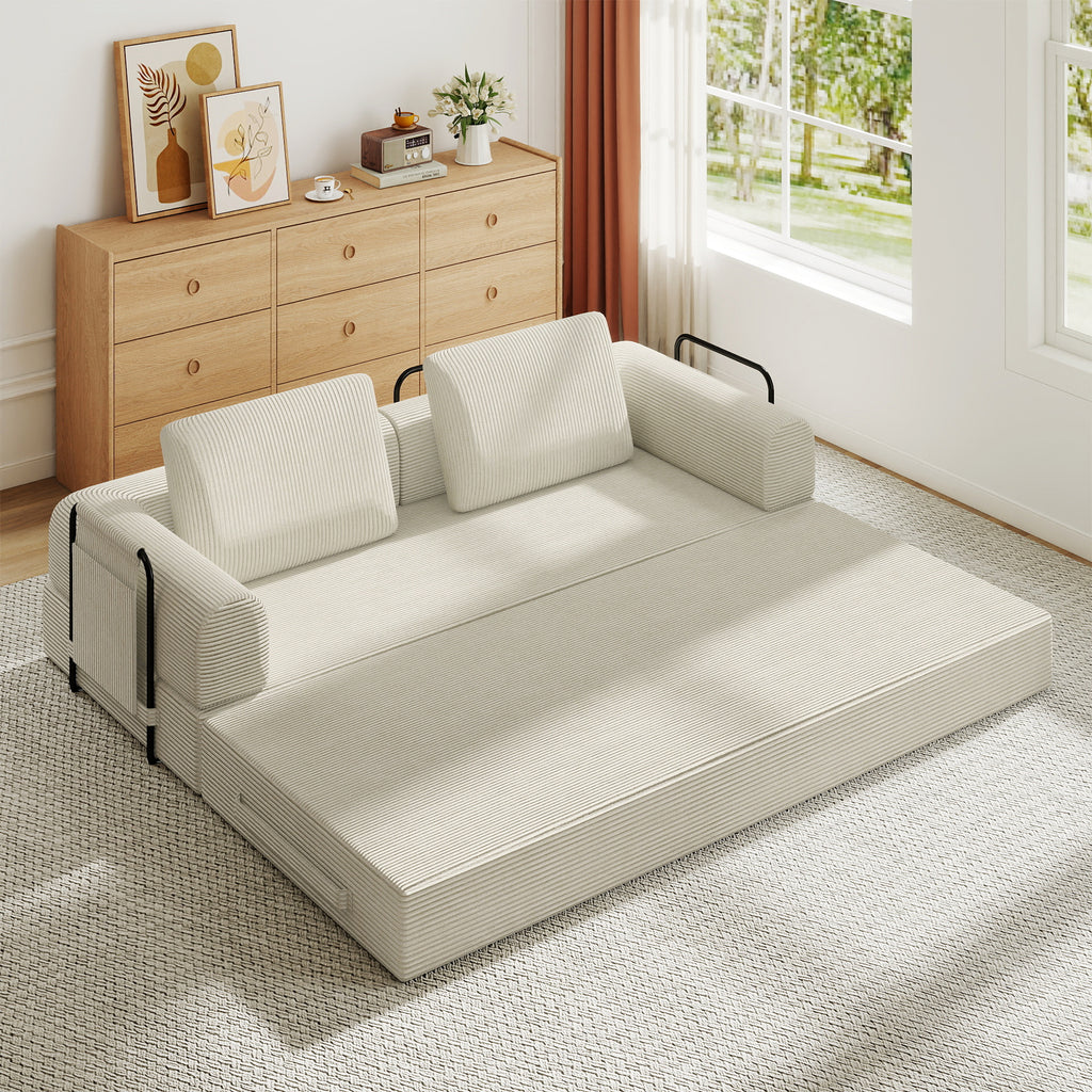 78” Pull-Out Sofa Bed(boneless)
