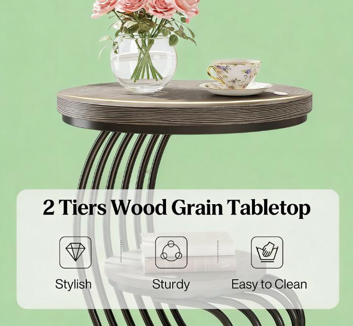 Two Tiers Couch Table
