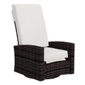 Water‑Resistant Wicker Recliner