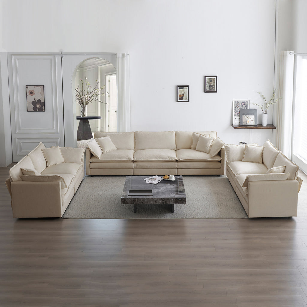 Comfy Three‑Piece Sofa Collection