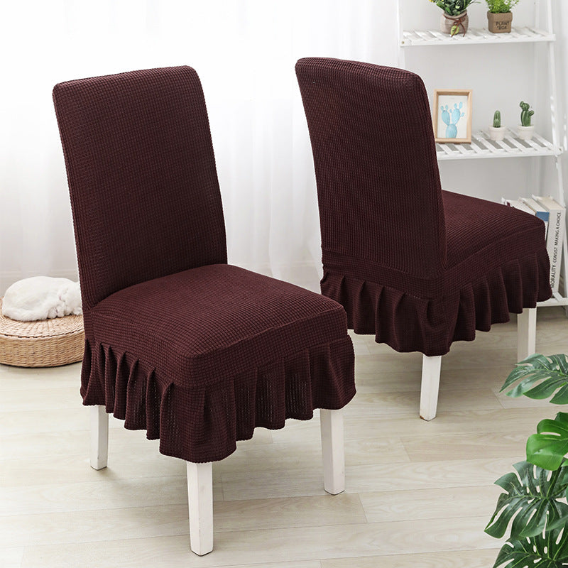 Ruffled Skirt Dining Chair Covers