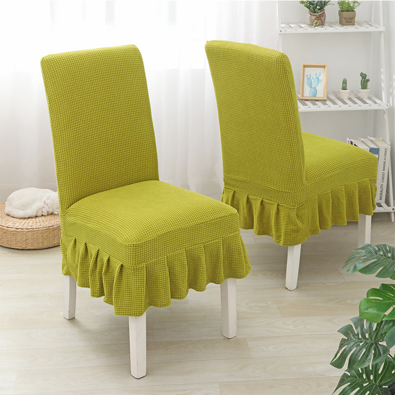 Ruffled Skirt Dining Chair Covers