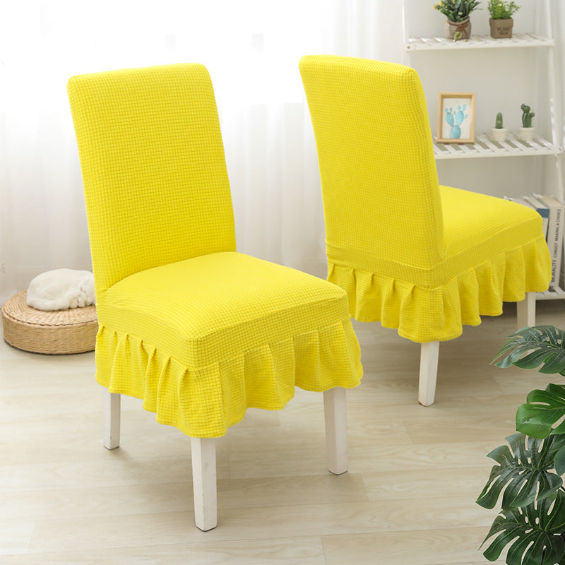Ruffled Skirt Dining Chair Covers