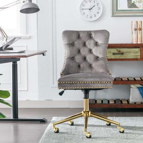 Tufted Buttons Home Office Chair