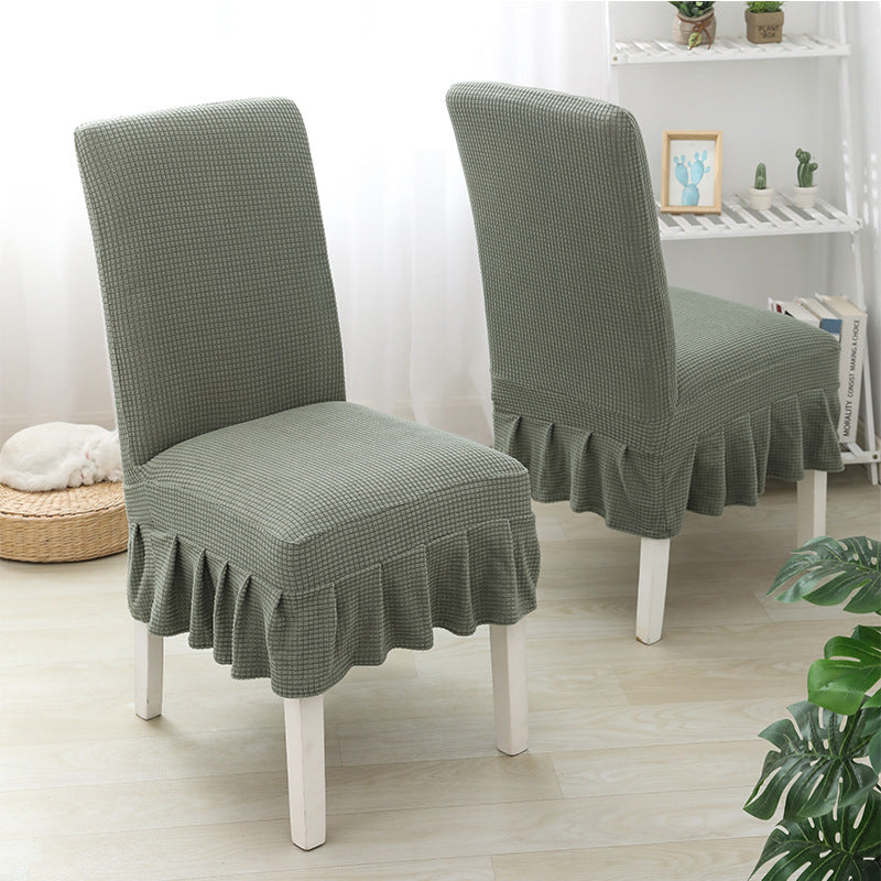 Ruffled Skirt Dining Chair Covers