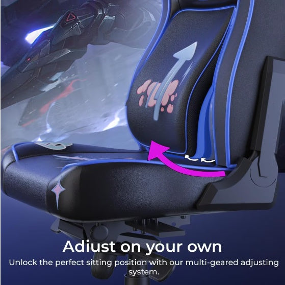 Gaming Chair with Dynamic Lumbar Support
