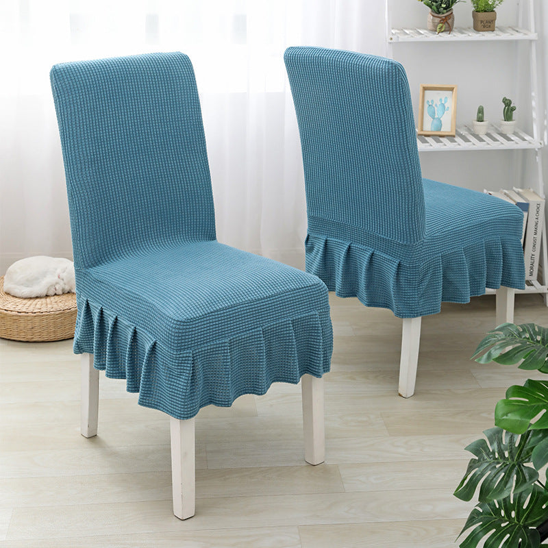 Ruffled Skirt Dining Chair Covers