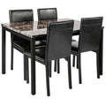 5‑Piece Marble Dining Set