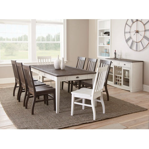 Dark Oak Side Chairs (Set of 2)