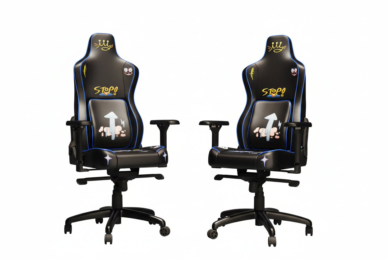 Gaming Chair with Dynamic Lumbar Support