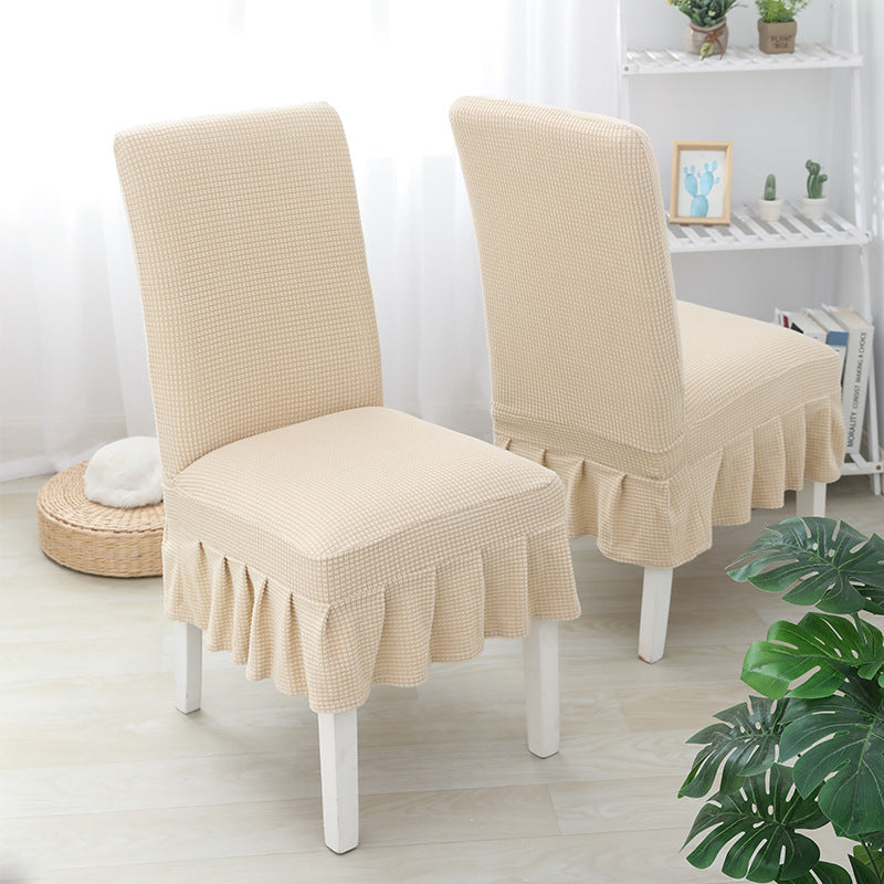 Ruffled Skirt Dining Chair Covers