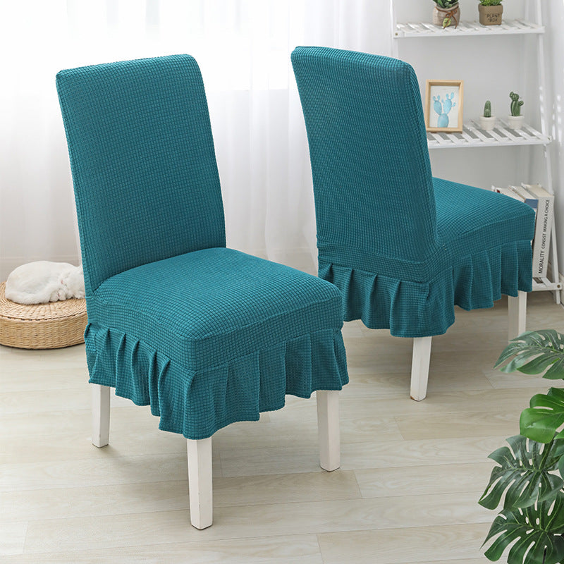 Ruffled Skirt Dining Chair Covers