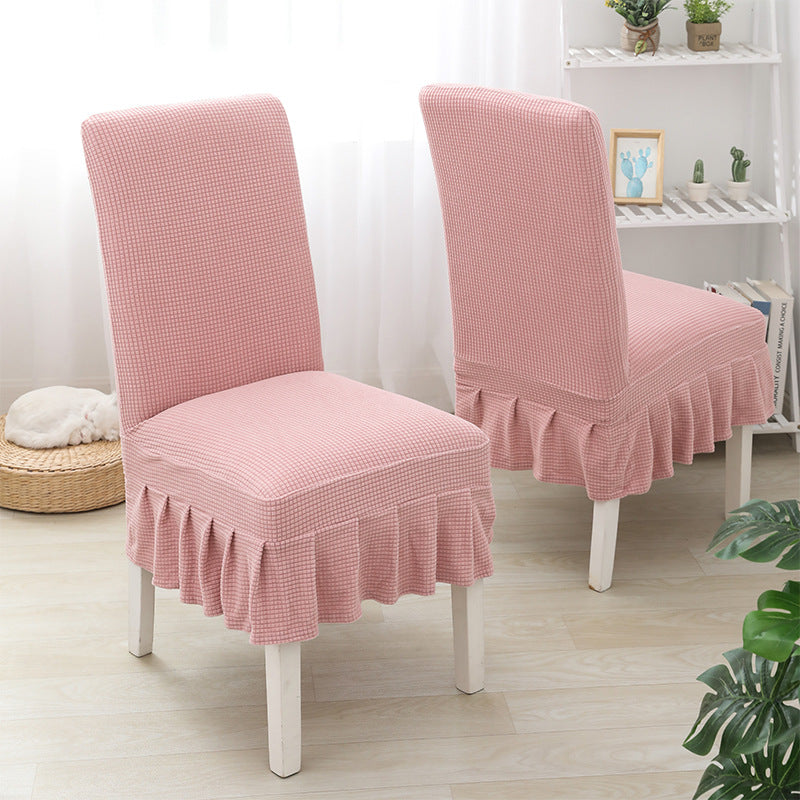 Ruffled Skirt Dining Chair Covers