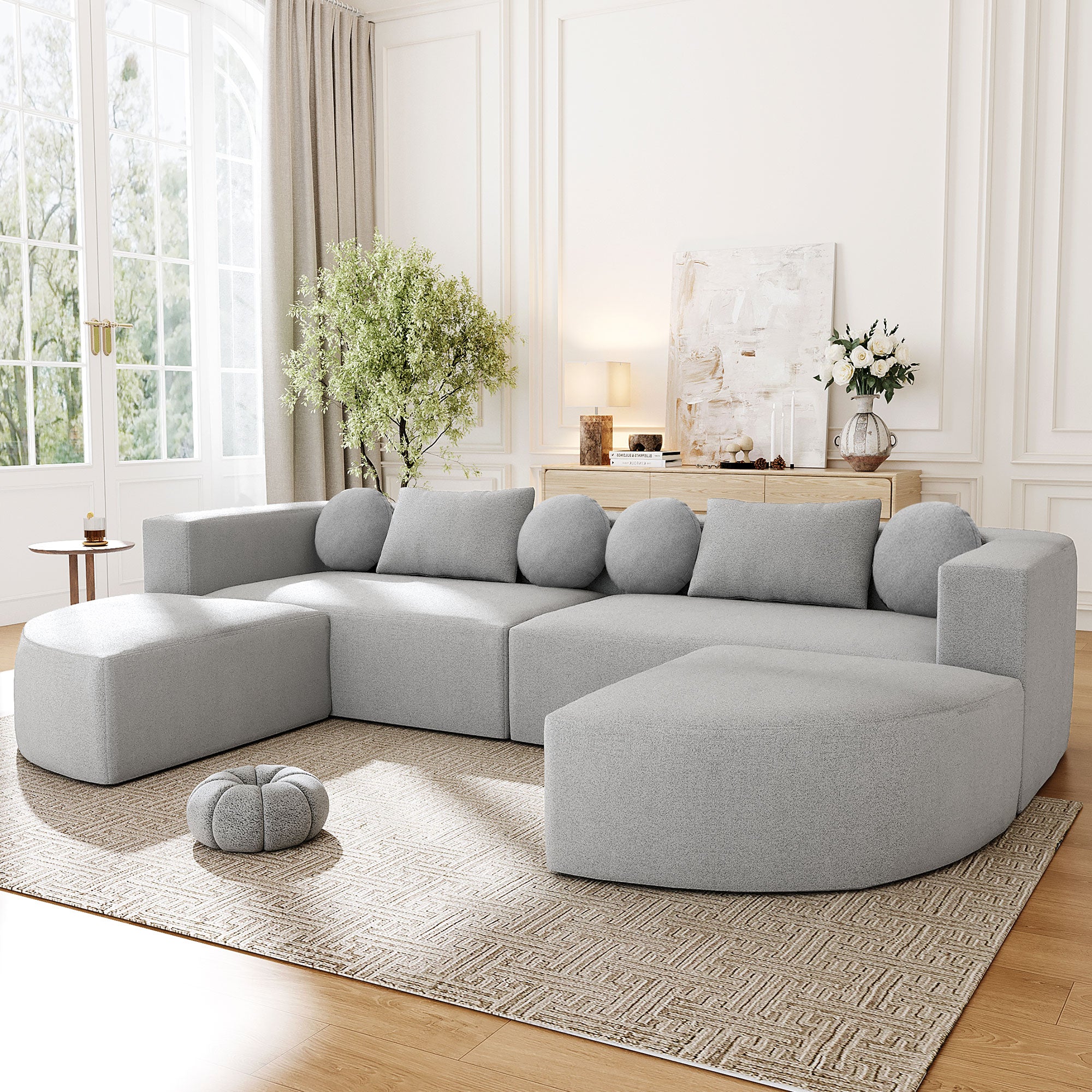 Boneless Couch Modular Sectional Sofa