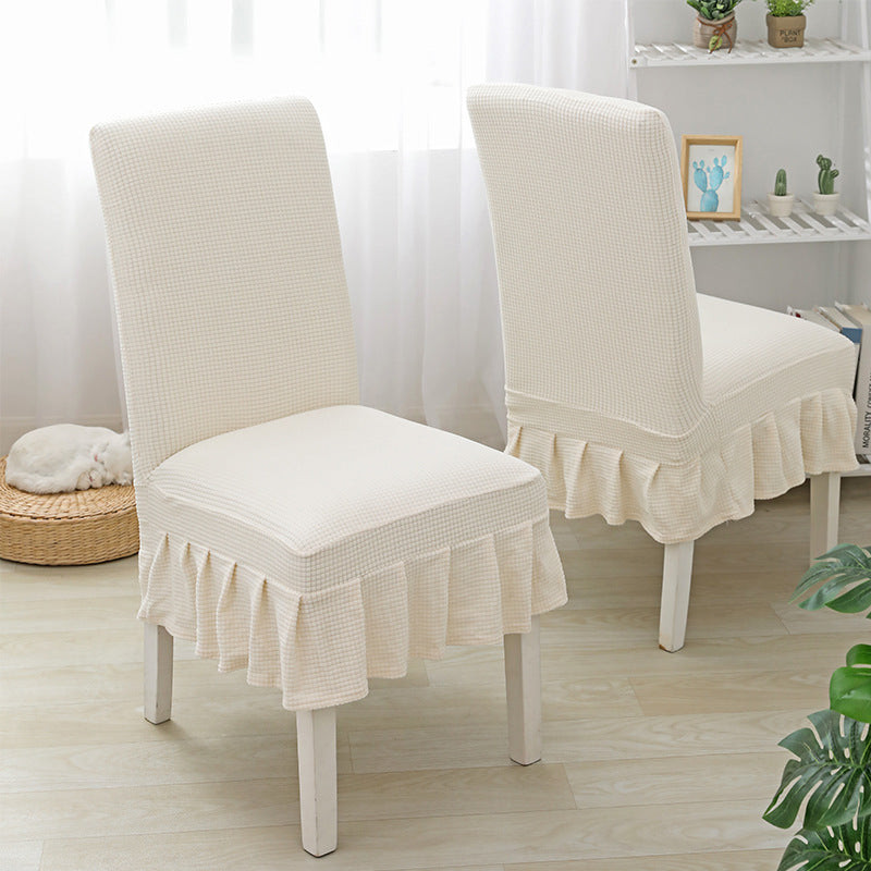 Ruffled Skirt Dining Chair Covers