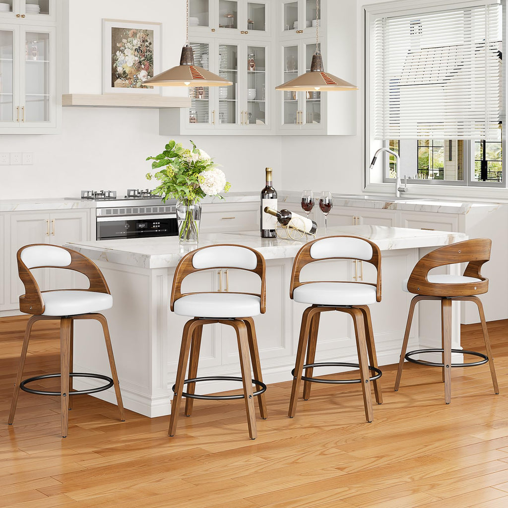 Swivel Bar Stools (Set of 4)