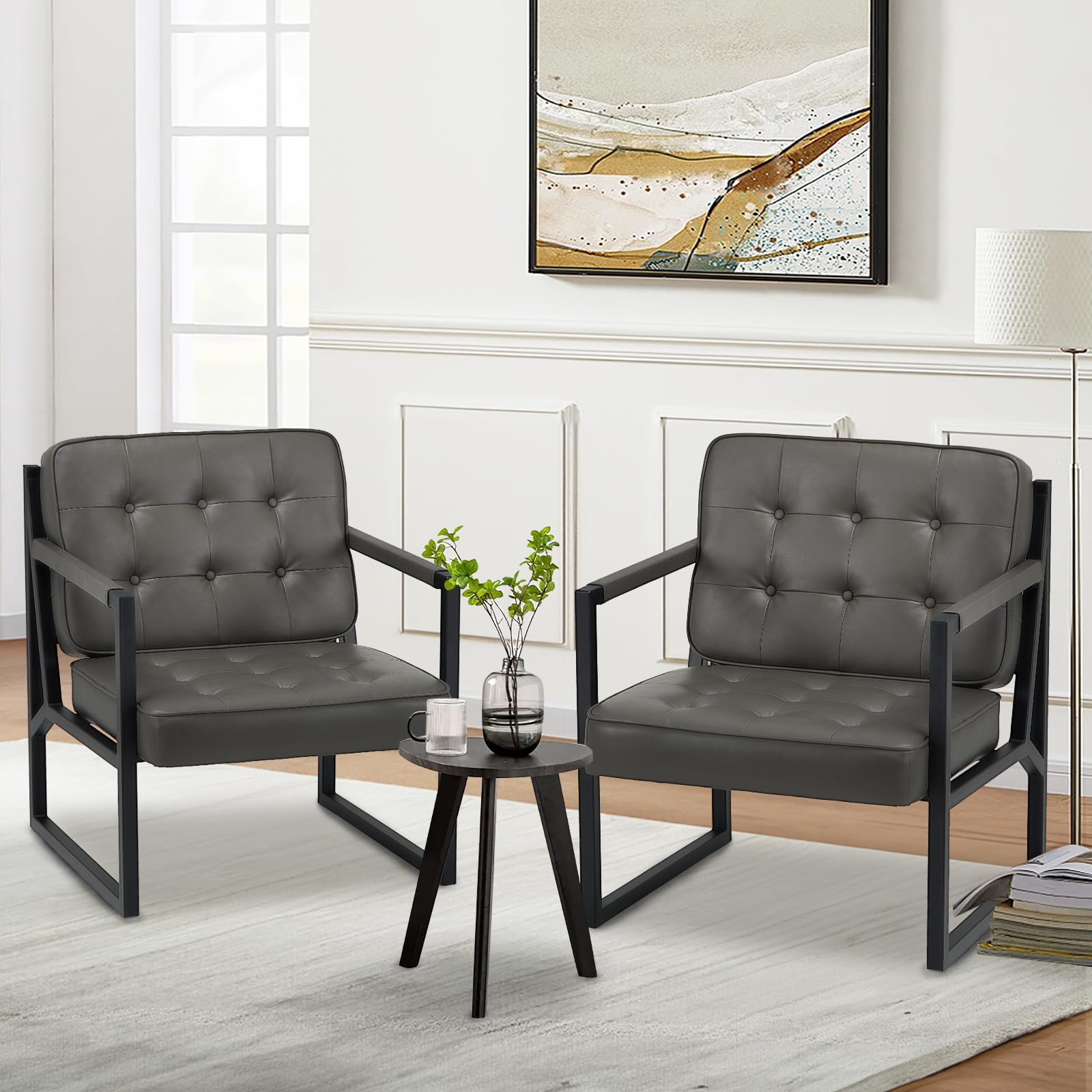 COLAMY Accent Chairs (Set of 2)