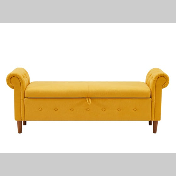 Yellow Multifunctional Storage Sofa Stool