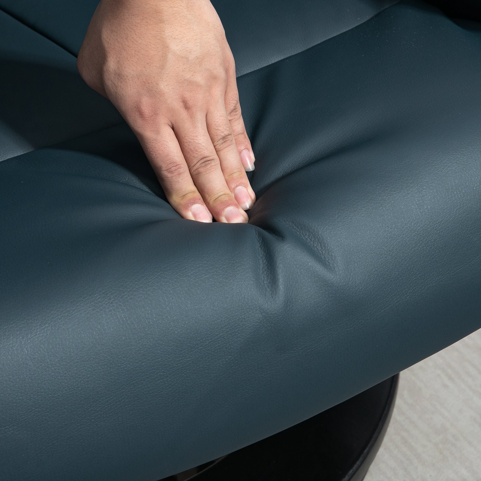Swivel Recliner with Footstool