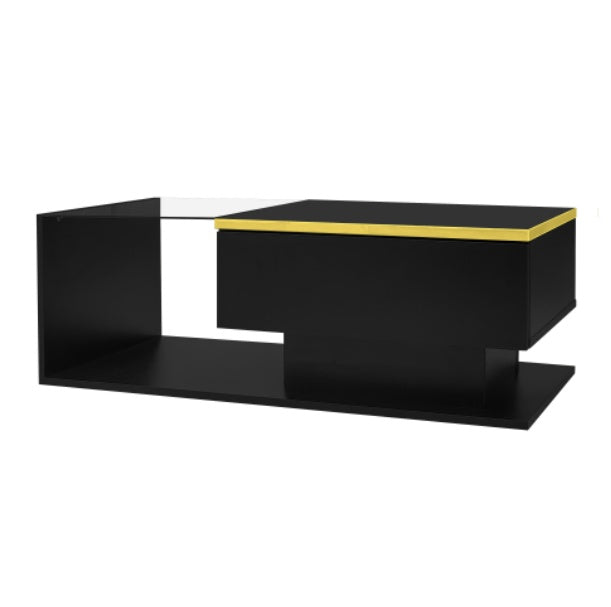 High‑Gloss LED Coffee Table